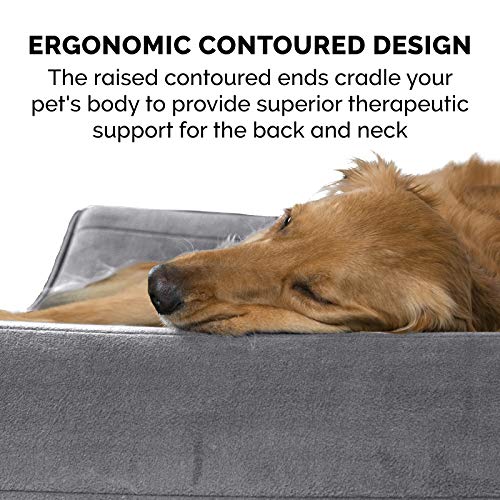Furhaven Memory Foam Pet Bed for Dogs and Cats - Luxe Lounger Mic...