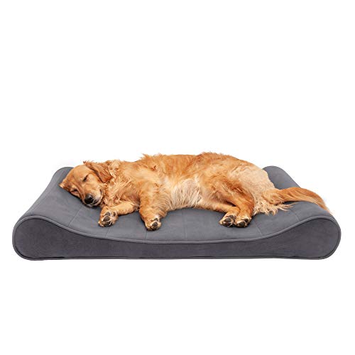 Furhaven Memory Foam Pet Bed for Dogs and Cats - Luxe Lounger Mic...