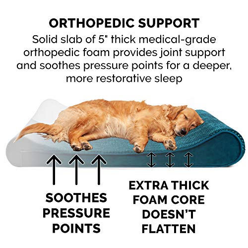Furhaven Orthopedic Pet Bed for Dogs and Cats - Luxe Lounger Mink...
