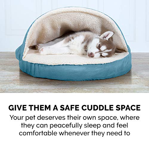 Furhaven Orthopedic Pet Bed for Dogs and Cats - Sherpa and Suede ...