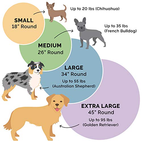 Furhaven Pet Bed for Dogs and Cats - Beanbag-Style Plush Faux Fur...
