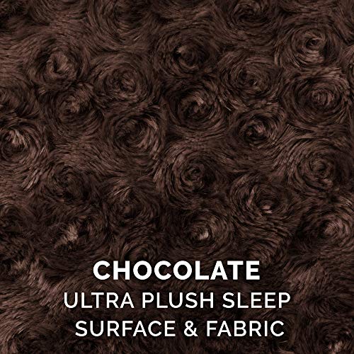 Furhaven Pet Bed for Dogs and Cats - Ultra Plush Curly Fur Oval C...