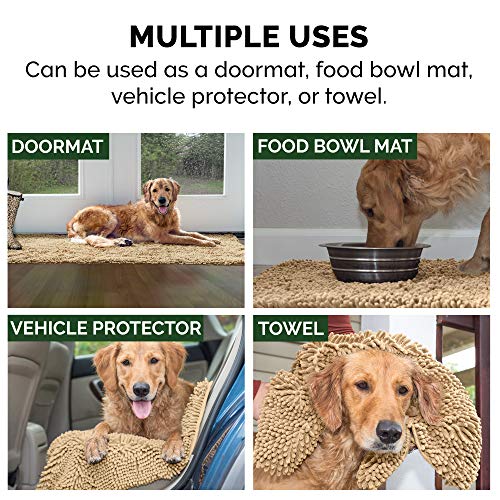 Furhaven Pet Bed Mat for Dogs and Cats - Muddy Paws Absorbent Che...