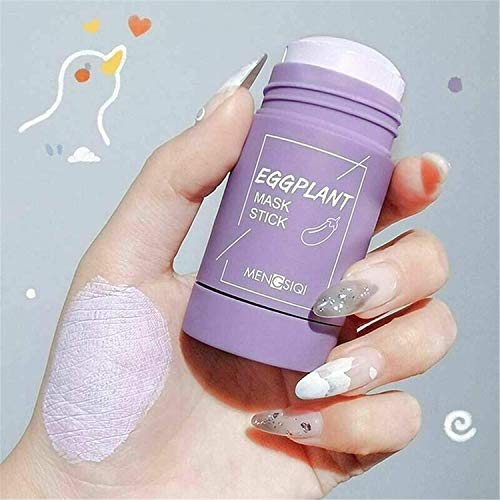 FURPO 2PCS Eggplant Acne Clearing Solid Mask,Natural Green Tea Pu...