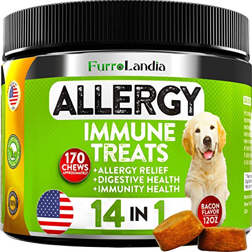 FurroLandia Allergy Relief Immune Supplement for Dogs - Seasonal ...