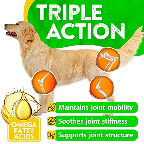 FurroLandia Hemp Hip & Joint Supplement for Dogs - 170 Soft Chews...