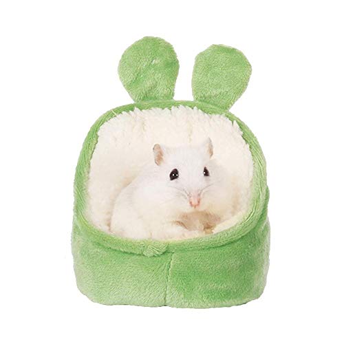 FURUN Hamster Bed Warmer Winter Small Animal Plush House Cave Cus...