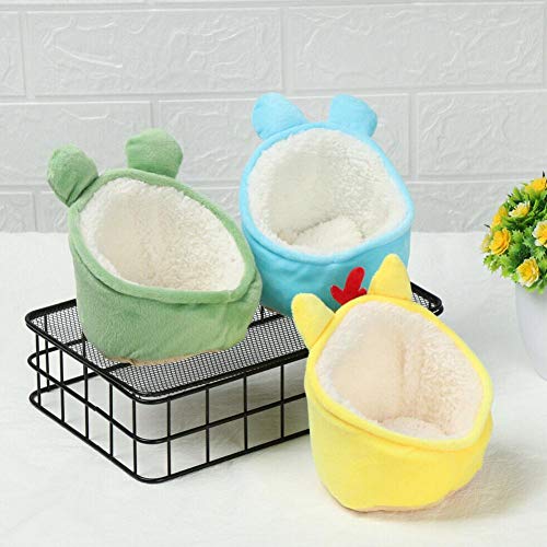 FURUN Hamster Bed Warmer Winter Small Animal Plush House Cave Cus...