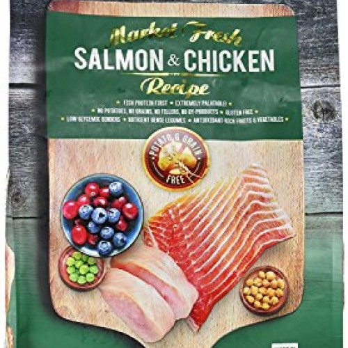 Fussie Cat Market Fresh Salmon & Chicken Recipe Dry Cat Food, 4 l...