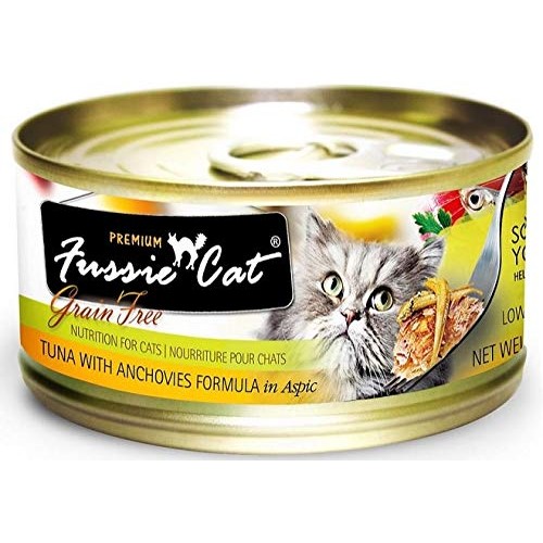 Fussie Cat Premium Can Wet Food Variety 12 Pack 4 Tuna with Anc...