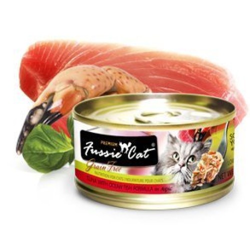 Fussie Cat Premium Grain Free Canned Cat Food 3 Flavor Variety Bu...