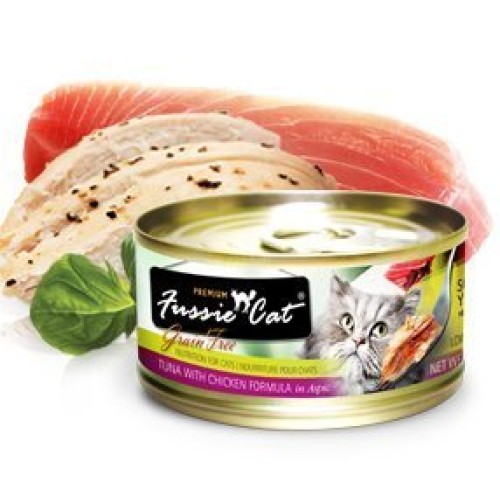 Fussie Cat Premium Grain Free Canned Cat Food 3 Flavor Variety Bu...