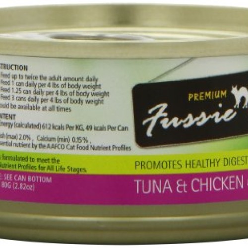 Fussie Cat Premium Tuna with Chicken in Aspic Grain-Free Wet Cat ...