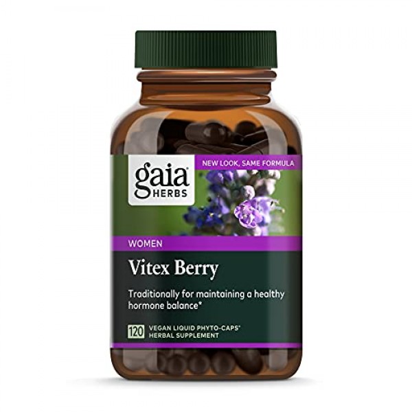 Gaia Herbs Vitex Berry, Chasteberry, Hormone Balance for Women, V...