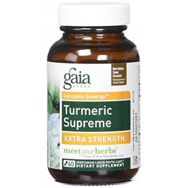 Turmeric Supreme Gaia Herbs 60 VCaps