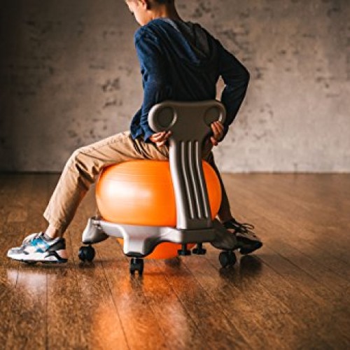 Gaiam Kids Balance Ball Chair - Classic Childrens Stability Ball...