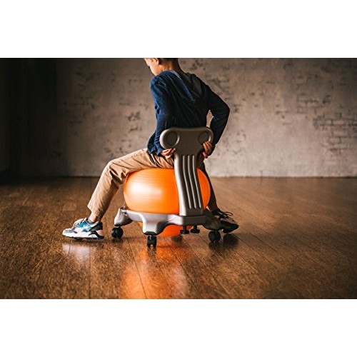 Gaiam Kids Balance Ball Chair - Classic Childrens Stability Ball...