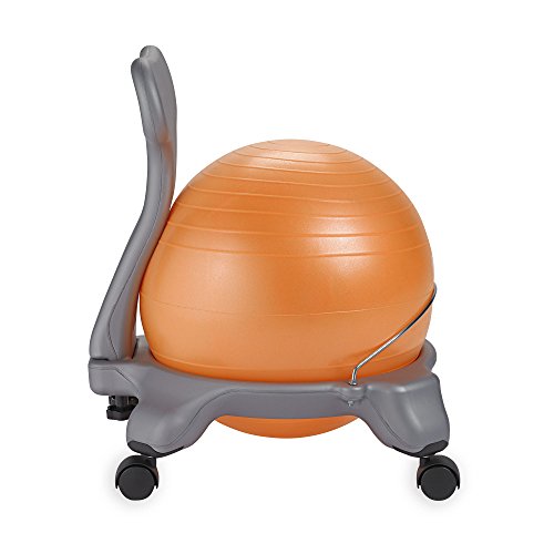 Gaiam Kids Balance Ball Chair - Classic Childrens Stability Ball...