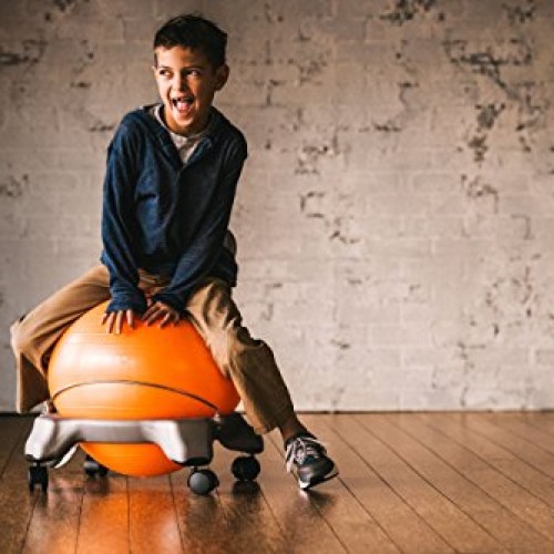 Gaiam Kids Balance Ball Chair - Classic Childrens Stability Ball...
