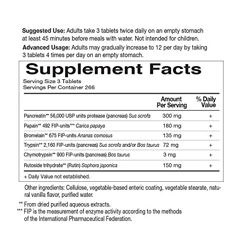 Garden of Life Joint Supplement for Men and Women - Wobenzym N Sy...