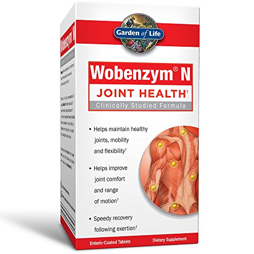 Garden of Life Joint Support Supplement, Wobenzym N Systemic Enzy...