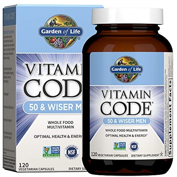 Garden of Life Multivitamin for Men - Vitamin Code 50 & Wiser Men...