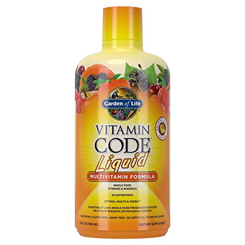 Garden of Life Multivitamin - Vitamin Code Liquid Raw Whole Food ...