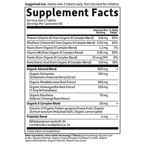 Garden of Life mykind Organics Adrenal Daily Balance, Adaptogenic...