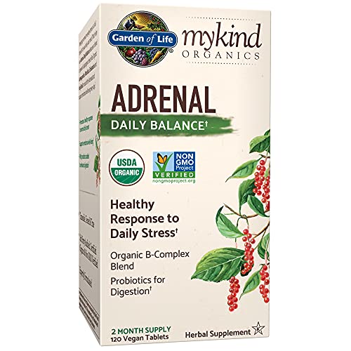 Garden of Life mykind Organics Adrenal Daily Balance, Adaptogenic...