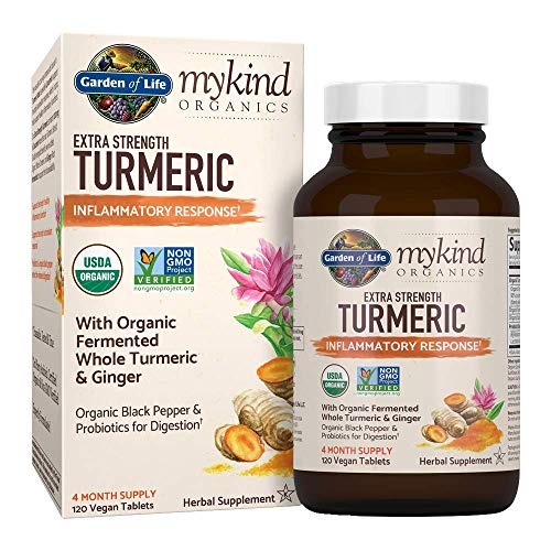 Garden of Life Mykind Organics Extra Strength Turmeric Inflammato...
