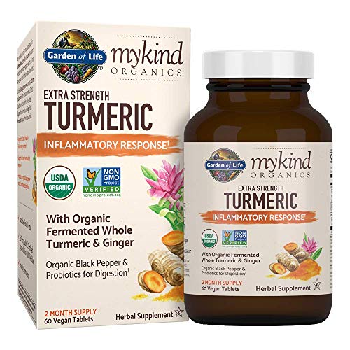 Garden of Life mykind Organics Extra Strength Turmeric Inflammato...