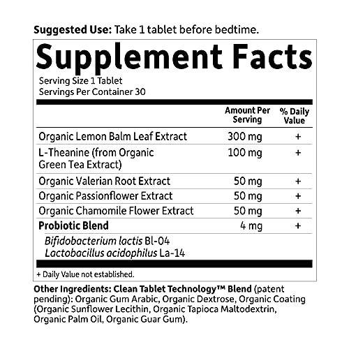 Garden of Life Mykind Organics Sleep Well Rest & Refresh Tablets,...