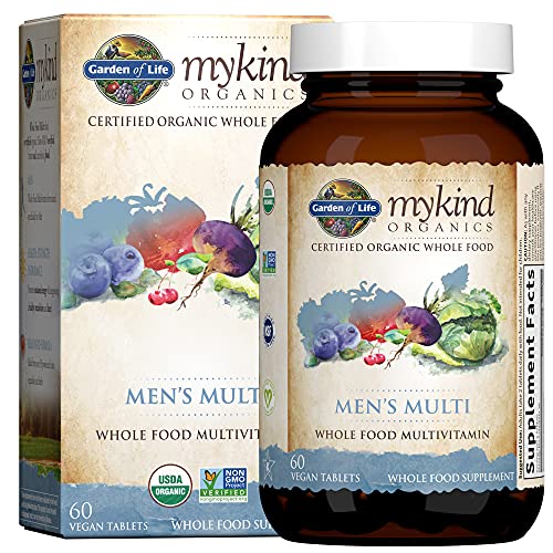 Garden of Life mykind Organics Whole Food Multivitamin for Men, 6...