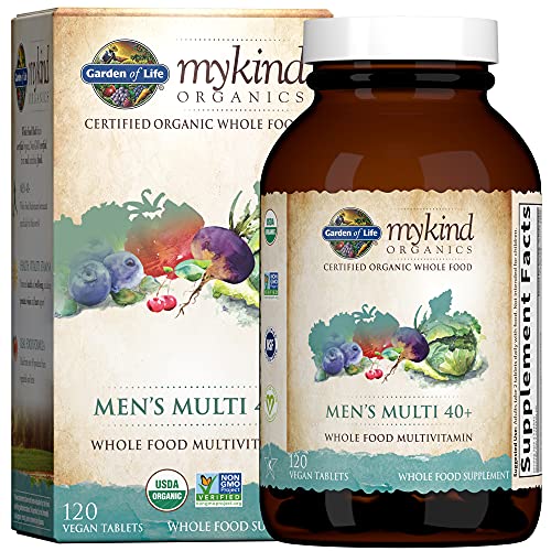 Garden of Life mykind Organics Whole Food Multivitamin for Men 40...