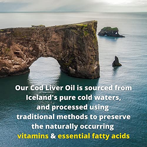 Garden of Life Olde World Icelandic Cod Liver Oil Liquid - Lemon ...