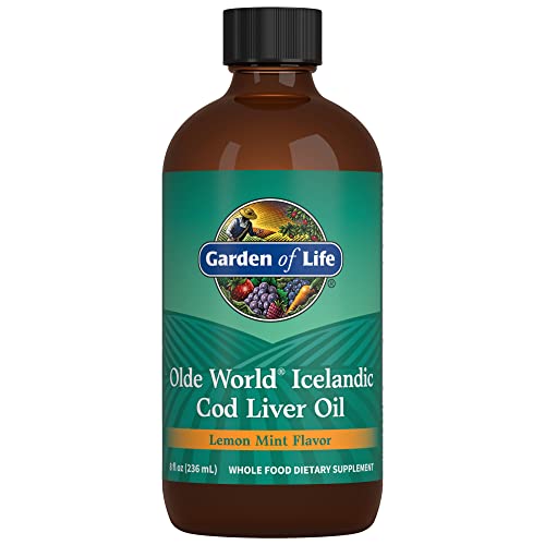 Garden of Life Olde World Icelandic Cod Liver Oil Liquid - Lemon ...