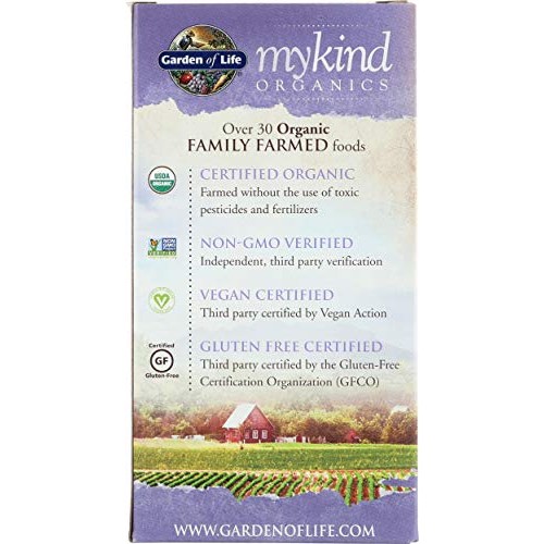 Garden of Life Organic Mykind Prenatal Multivitamin, 108 CT