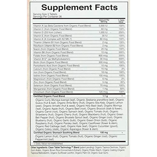 Garden of Life Organic Mykind Prenatal Multivitamin, 108 CT