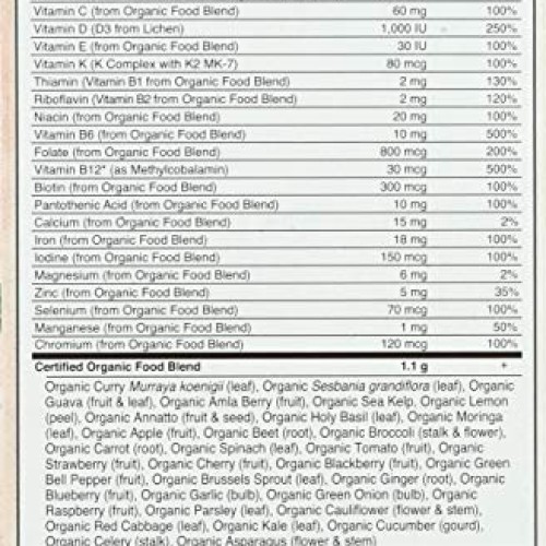 Garden of Life Organic Mykind Prenatal Multivitamin, 108 CT