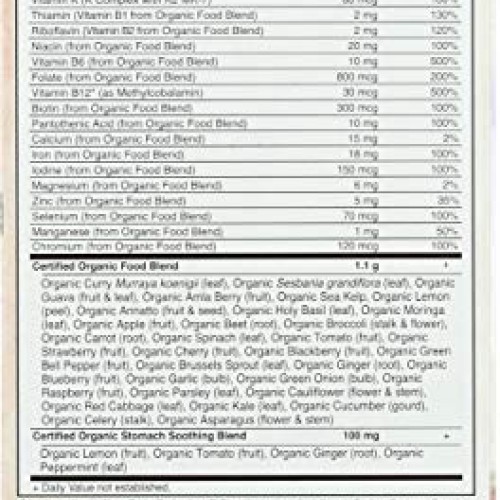 Garden of Life Organic Mykind Prenatal Multivitamin, 108 CT