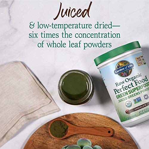 Garden of Life Raw Organic Perfect Green Superfood Juiced Powder,...