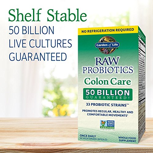 Garden of Life RAW Probiotics Colon Care Shelf Stable - 50 Billio...