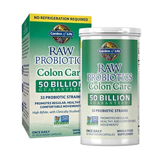 Garden of Life RAW Probiotics Colon Care Shelf Stable - 50 Billio...