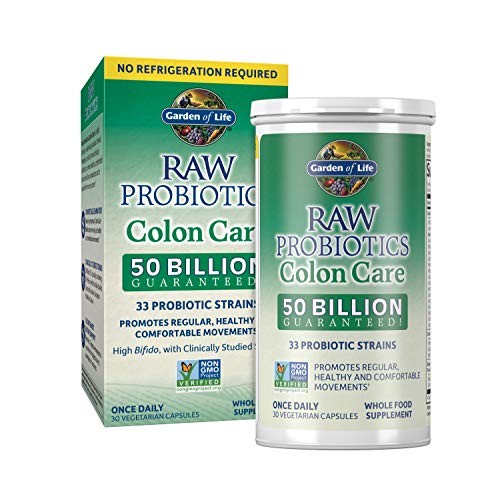 Garden of Life RAW Probiotics Colon Care Shelf Stable - 50 Billio...