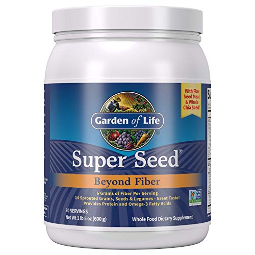 Garden of Life Super Seed - Vegetarian Whole Food Fiber Supplemen...
