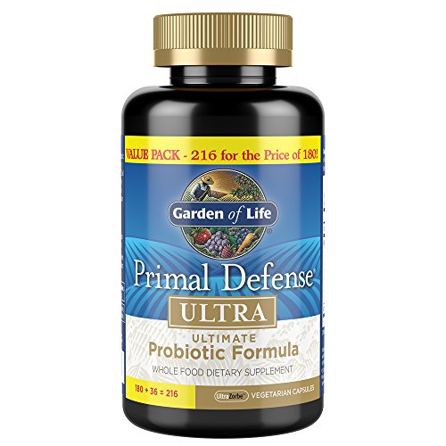 Garden of Life Whole Food Probiotic Supplement - Primal Defense U...