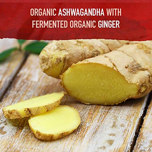 Organic Ashwagandha Stress, Mood & Energy Support Supplement with...