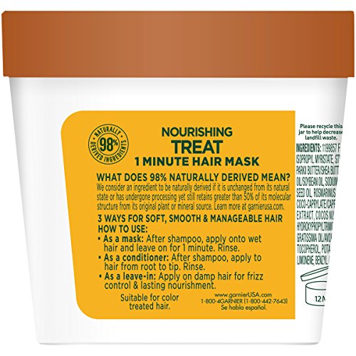 Garnier Fructis Coconut Hair Treat Mask, 3.4 fl. oz.