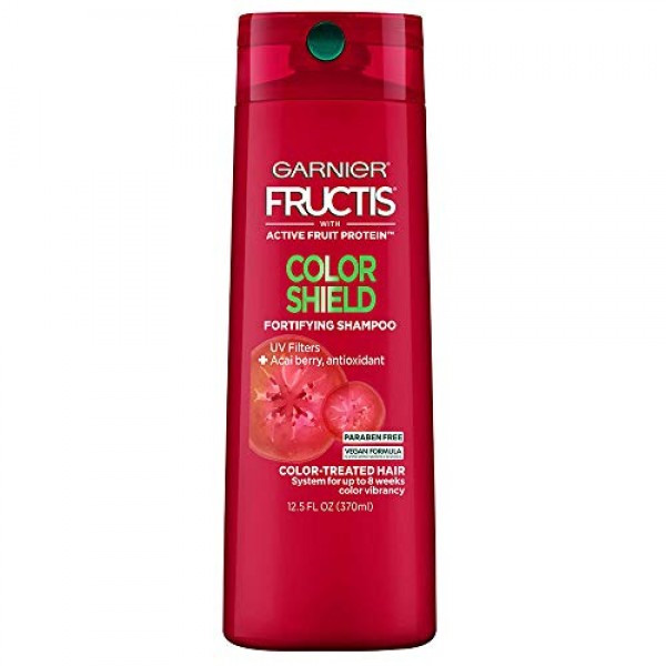 Garnier Fructis Color Shield Fortifying Shampoo 12.5 oz Pack of 2