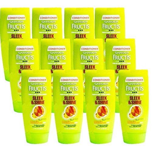 Garnier Fructis Fortifying Conditioner Sleek and Shine Frizzy, Dr...